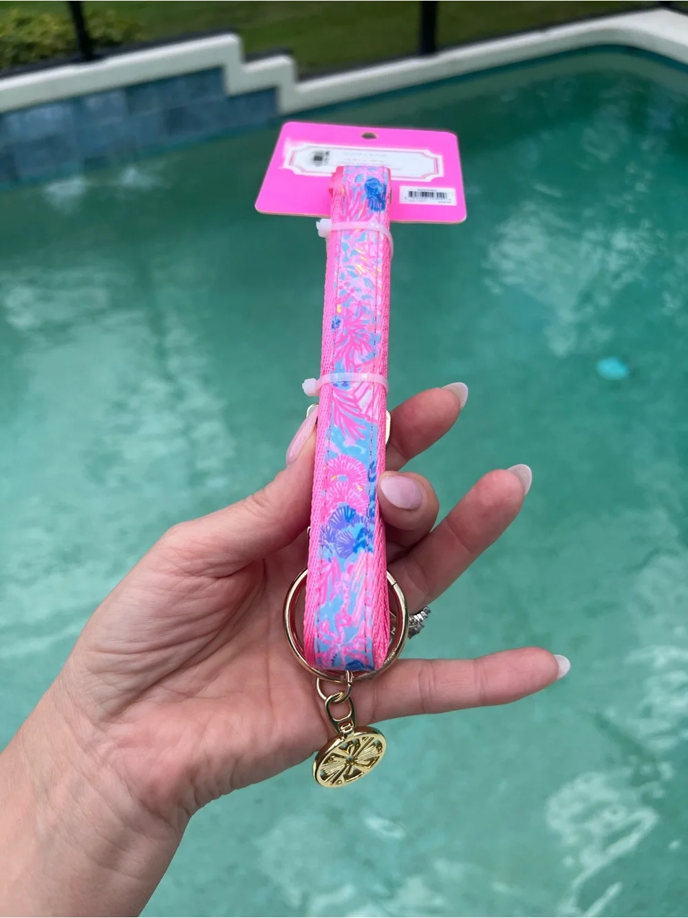 Lilly Pulitzer NWT Dog Leash Splendor In The Sand Size S/M New